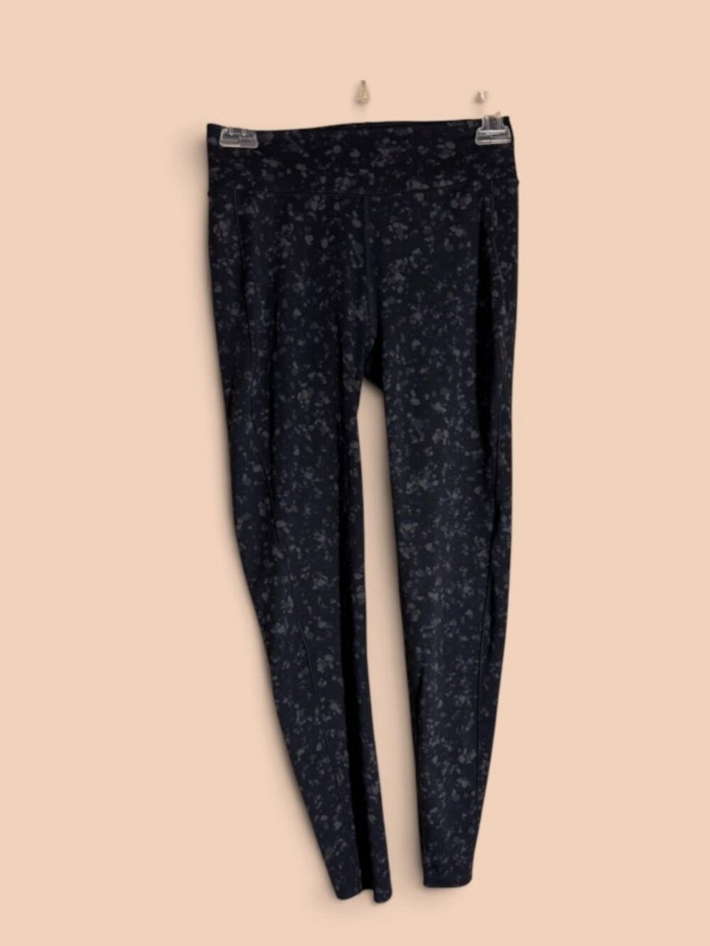 Uniqlo x Peter Saville "DATALIFE" Collaborative Black & Gray Leggings Sz XS